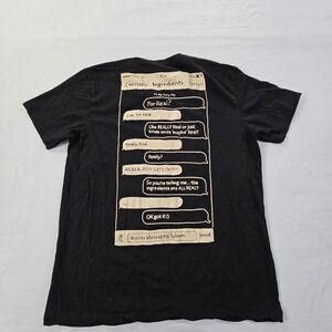 Chipotle Mexican Grill Black Short Sleeve Cotton T-Shirt Adult M